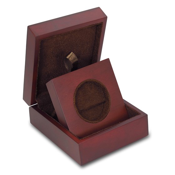 APMEX Wood Gift Box - 2 oz Perth Mint Gold Coin APMEX Wood Gift Box - 2 oz Perth Mint Gold Coin